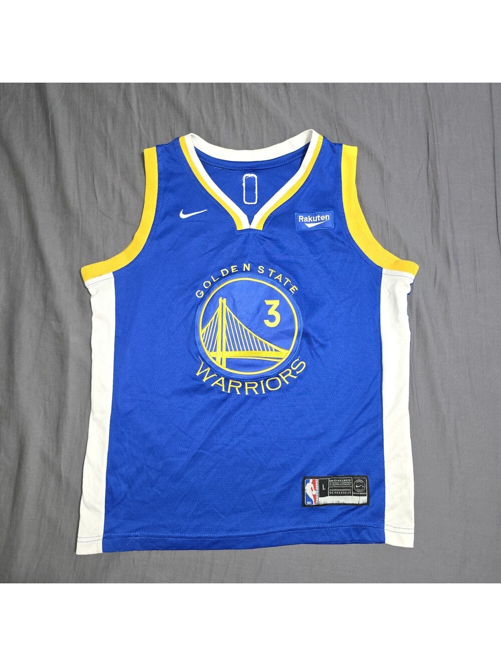 Nike Golden State Warriors Jordan Poole #3 Basketball Jersey - Size L